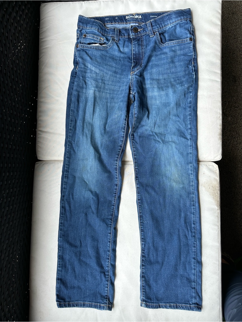 Sonoma Boys Medium Blue Straight Jeans